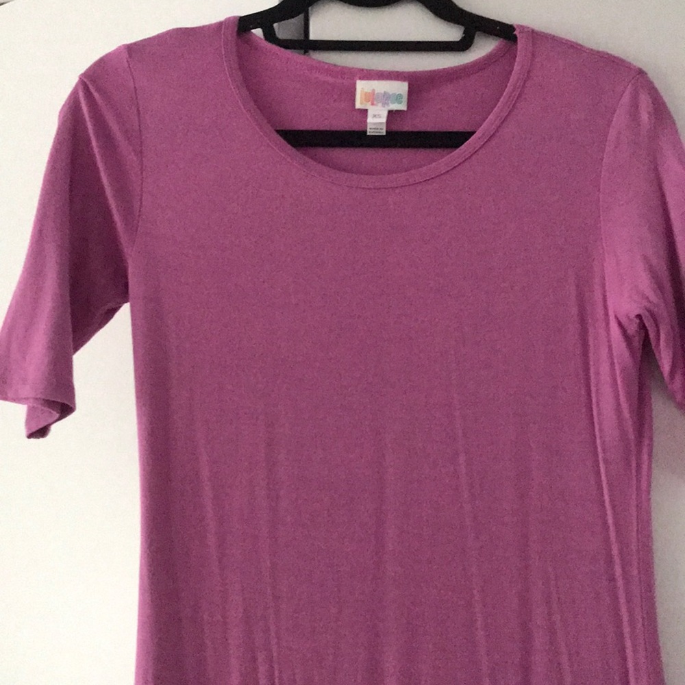 Xs purple lularoe Julia dress